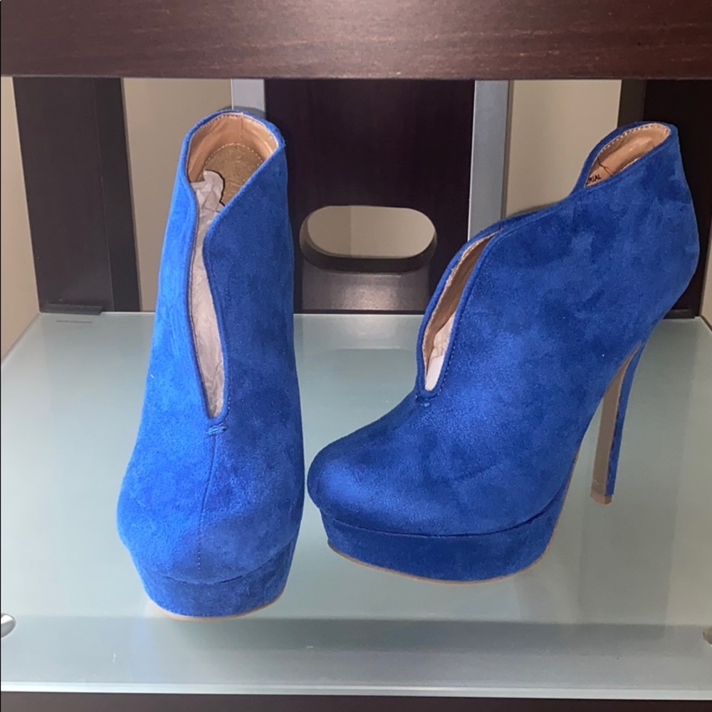 Ankle bootie heels